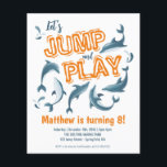 Billigt Jump Play Dolphin Park Kids Party Birthday Flygblad<br><div class="desc">Anpassa din grundläggande jump- och Play Dolphin Park Trampoline Kids Party Orange Birthday-inbjudan med din namn/ålder och överraska familj och vänner! Det här är det billigaste alternativet för den här utformningen, som är tryckt på flygblad pappert. Om du behöver hjälp, så känna dig fri att nå ut till oss, och...</div>