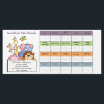 BILLIGT-KIDS-SCHEMA/TIMETABELLENS MAGNET FÖR REwar<br><div class="desc">Den här magneten (ställe vågrätt) är ett billigt för att skapa en påminnelse om personligens dagliga schema för ditt barn. ___________________________________________________________________ Skapa ditt eget personlig/schema, diagram, belöningsdiagram med hjälp av denna mall som har 20 tidsplaner/tidsplaner fält för att redigera och för 2 huvudtextmall för rubriker fält. Diagrammet innehåller 10 rutnät...</div>