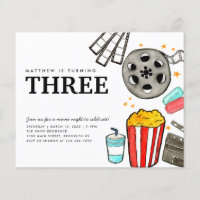 Billigt Movie Night Cinema Watch Party Kid Birthda
