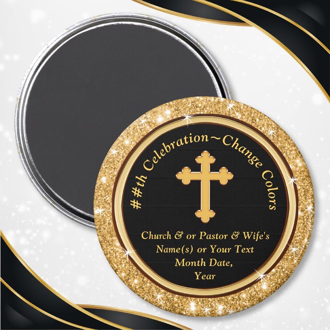 Billigt Personlig, Bulk Gifts for Church Members Magnet (Personalized, Church Celebration Ideas are nice, Small Gifts for Church Members. Church volunteers.)