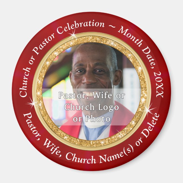 Billigt, Personlig fotonät, valfritt Tillfälle Magnet (Framsidan)