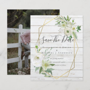 BILLIGT Photo Spara Data White Blommigt Greenery L