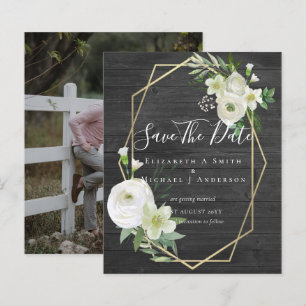 BILLIGT Photo Spara Data White Blommigt Greenery L