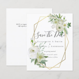 BILLIGT Photo Spara Data White Blommigt Greenery L