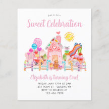 Billigt Sweet Firande Candyland Barns födelsedag