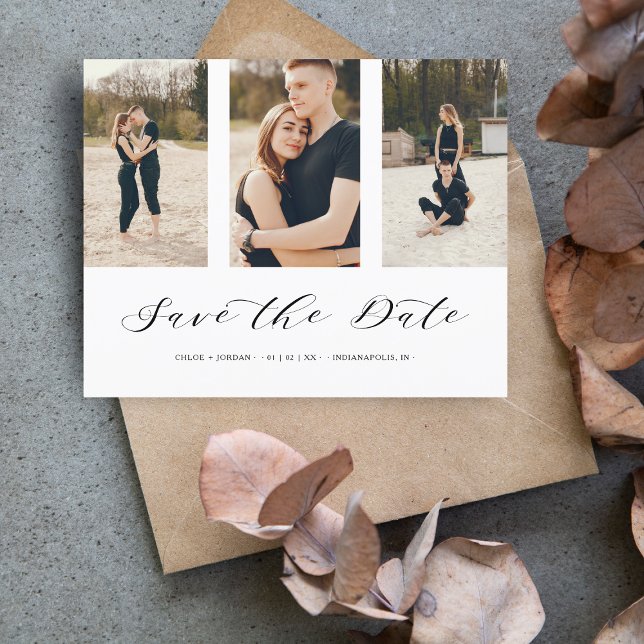 Billigt Tre foton Collage Romantic Bröllop (Skapare uppladdad)