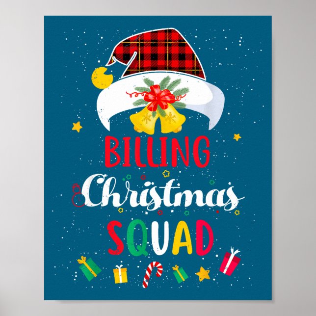 Billing Christmas Squad Santa Hat Billing Speciali Poster (Framsidan)