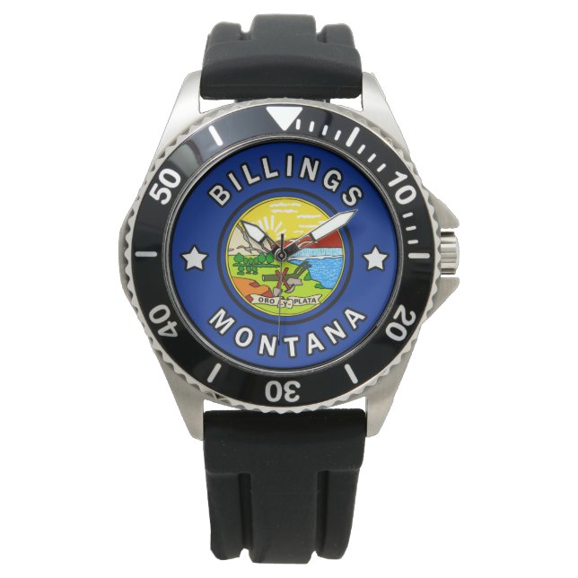 Billings Montana Armbandsur (Framsida)