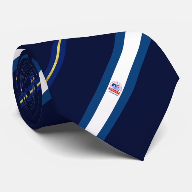 Billings (Montana) City flagga Neck Tie Slips (Rullad)
