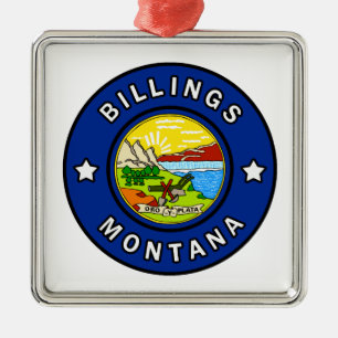 Billings Montana Julgransprydnad Metall