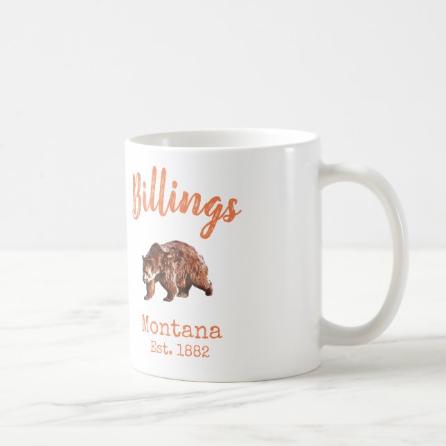 Billings Montana Kaffemugg (Höger)