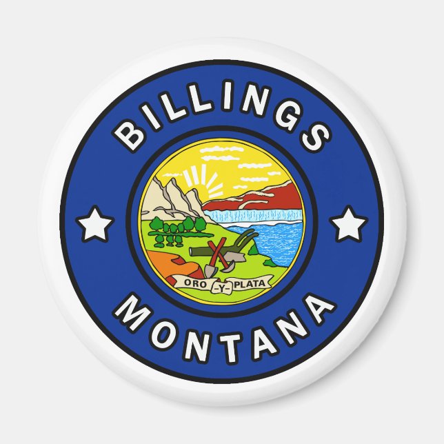 Billings Montana Magnet (Framsidan)