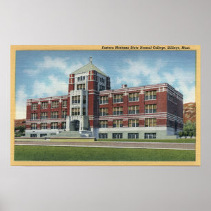 Billings, Montana - Östra Montana State Poster