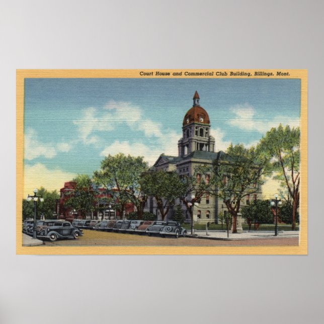 Billings, Montana Poster (Framsidan)