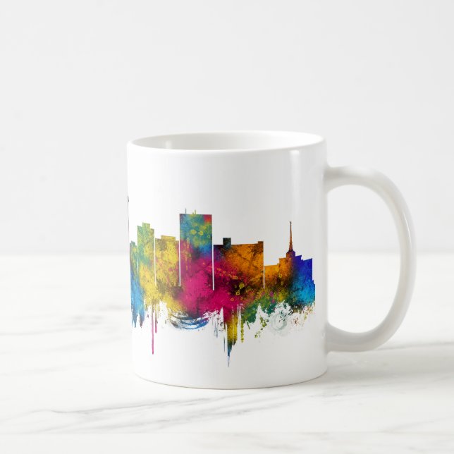 Billings Montana Siluett Kaffemugg (Höger)