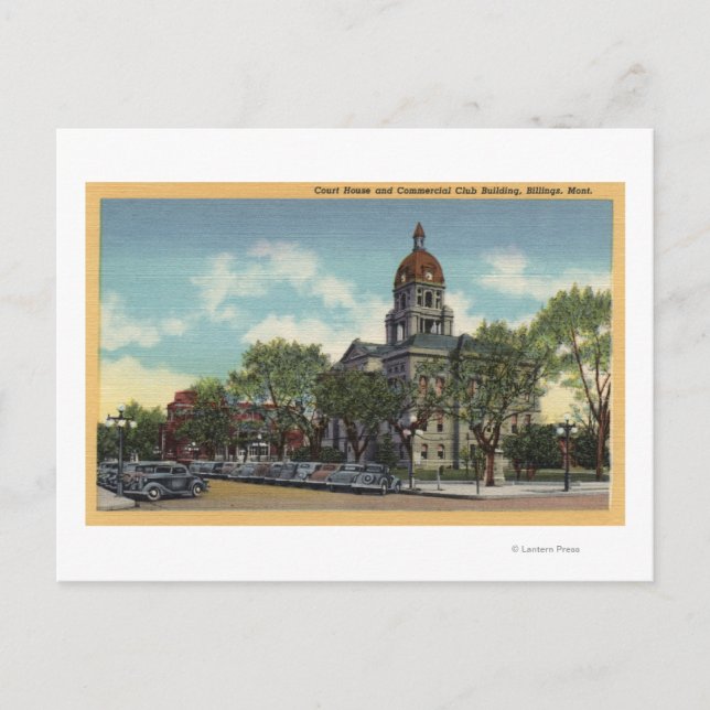 Billings, Montana Vykort (Framsida)