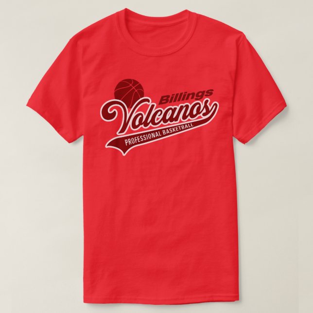 Billings vulkaner t shirt (Design framsida)
