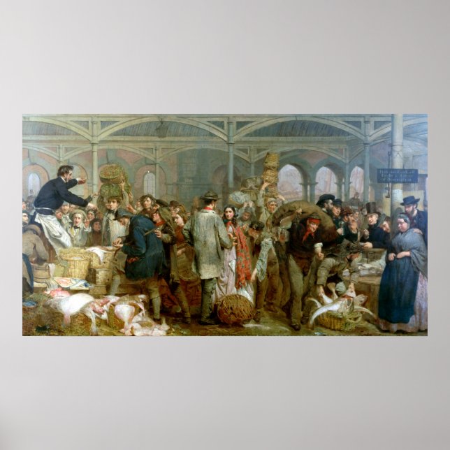 Billingsgate Fish Market Poster (Framsidan)
