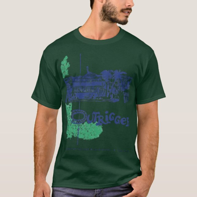 Billingsleys Outrigger v2 - Laguna Beach, CA T Shirt (Framsida)