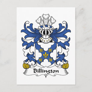 Billington Family Crest Vykort