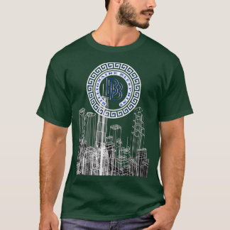 BILLIONAIRE BLUEPRINT SKYLINE T SHIRT