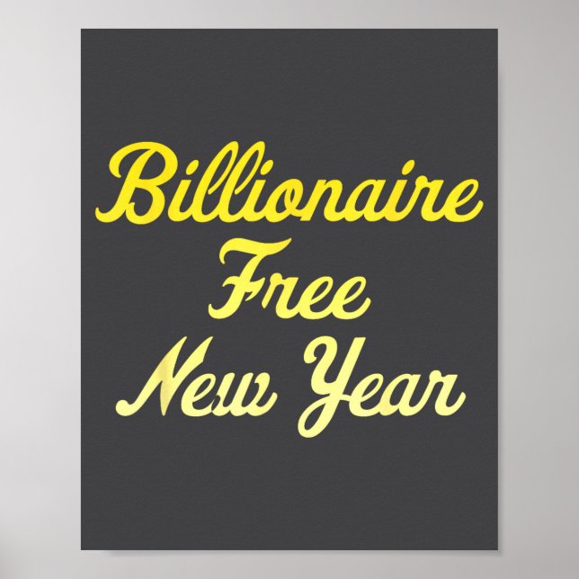 Billionaire , New Year, Hapness, Simple Joys  Poster (Framsidan)