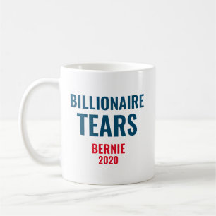 Billionaire Tårar Bernie Sanders 2020 Kaffemugg
