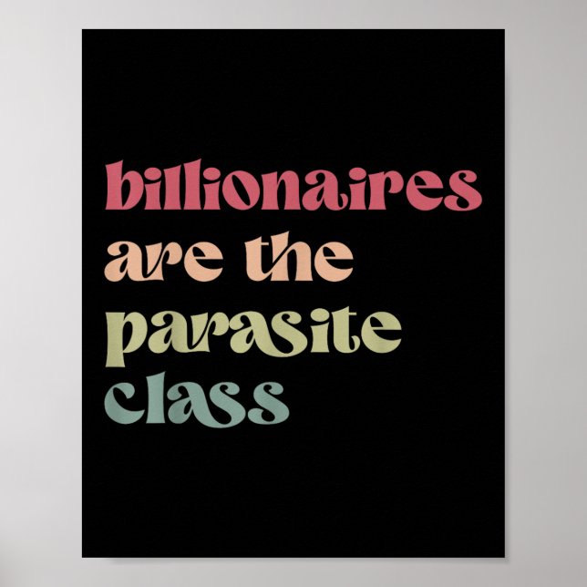 Billionaires är Parasite Cl Poster (Framsidan)