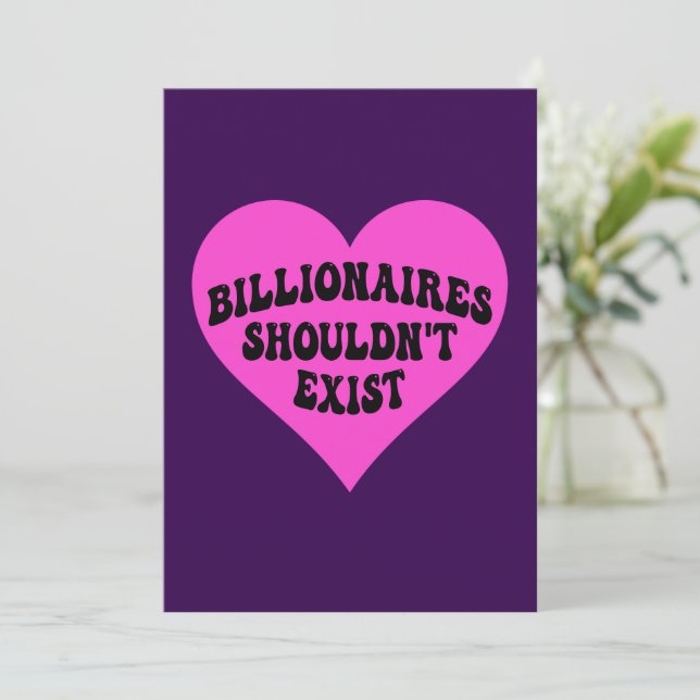 Billionaires ska inte finnas inbjudningar (Stående Fram)