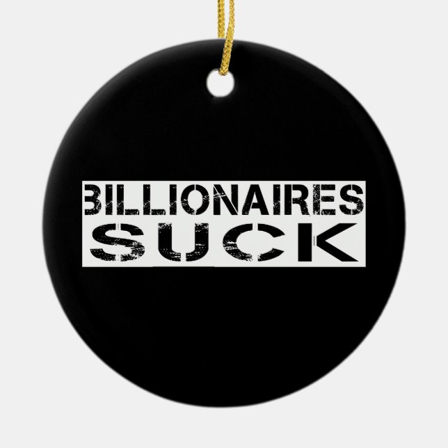 -Billionaires suger Julgransprydnad Keramik (Framsidan)