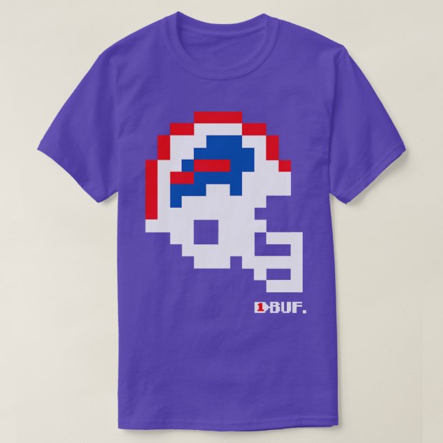 Bills Alternate Tecmo Bowl Helmet Mugg T Shirt (Design framsida)