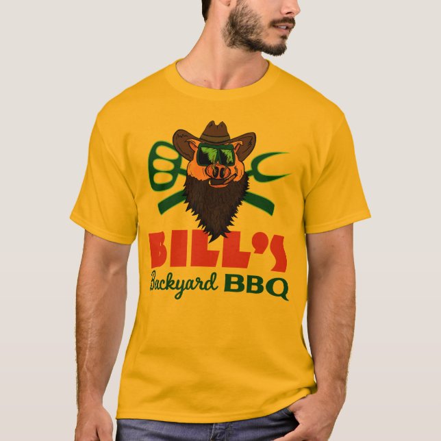 Bill's Backyard BBQ Tee (Framsida)