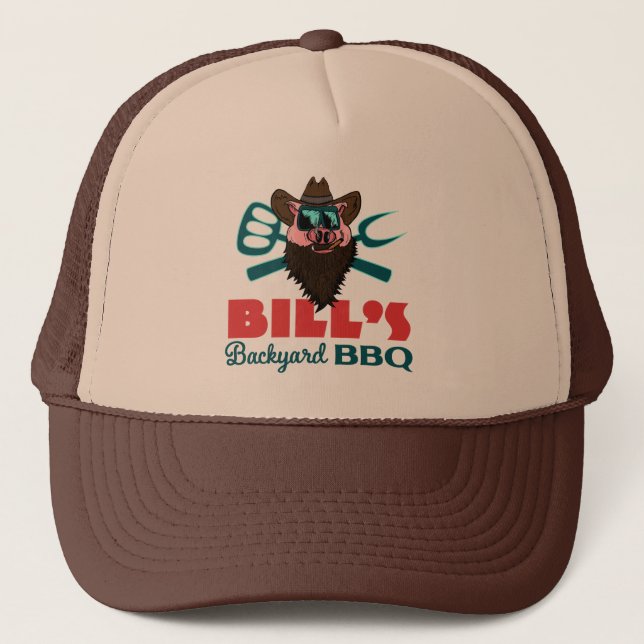 Bill's Backyard BBQ - Trucker Cap Keps (Framsida)