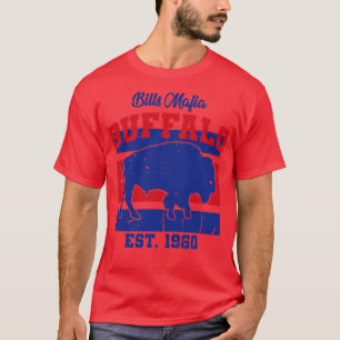 Bills Mafia Buffalo Est 1960 Vintage Stil T Shirt