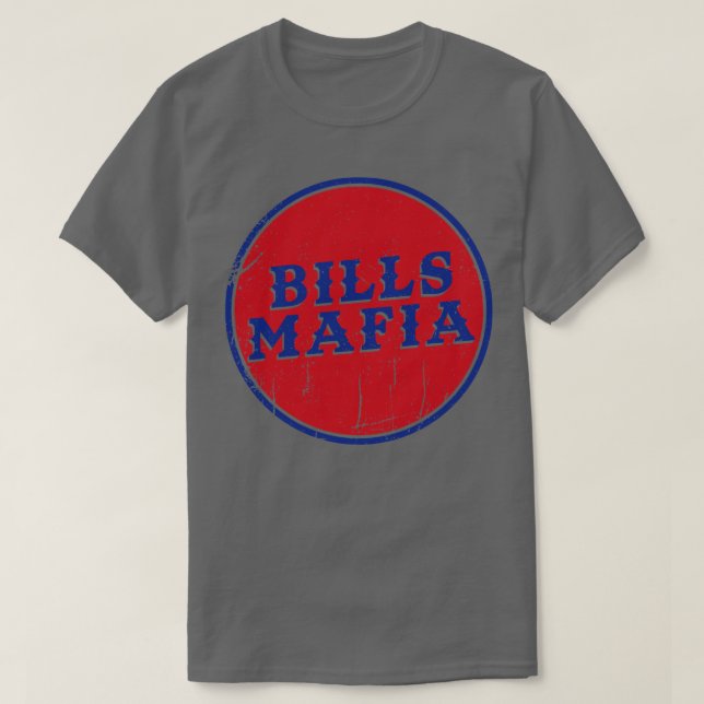Bills Mafia Vintage Distress T Shirt (Design framsida)