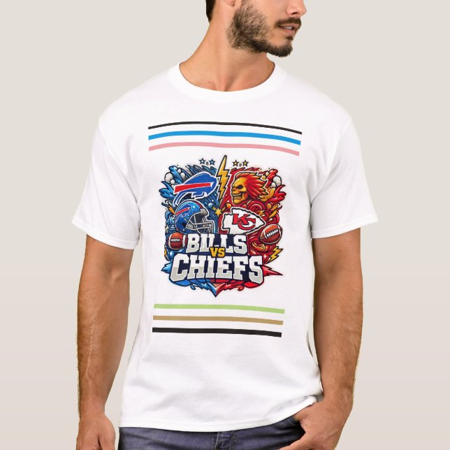 bills vs chiefs t shirt (Framsida)