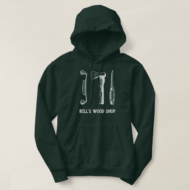 Bill's Wood Shop Hoodie (Design framsida)