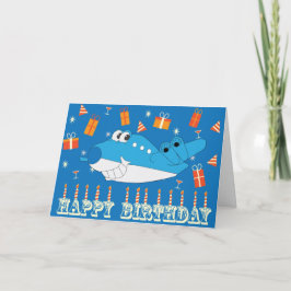 Billy Blue Birthday Card Kort