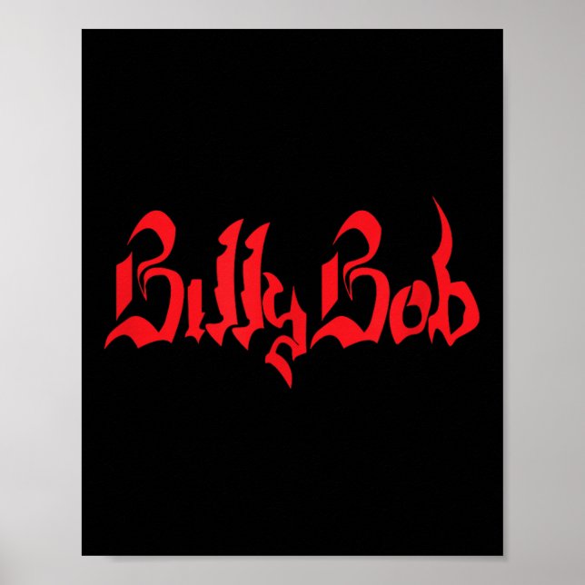 Billy Bob _ Tattoo _ Namn Poster (Framsidan)