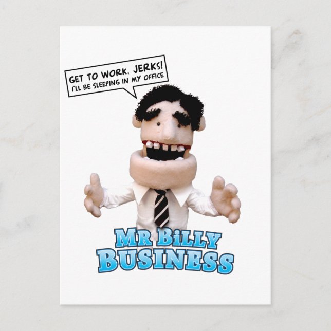 Billy Business Vykort (Framsida)