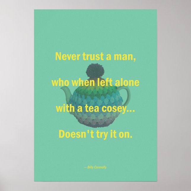 Billy Connolly Quote Poster (Framsidan)