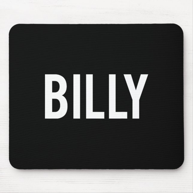 Billy - Cool New Funny Name Fan Gift Tee  Musmatta (Framsidan)