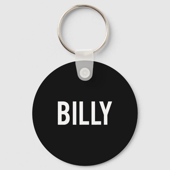 Billy - Cool New Funny Name Fan Gift Tee  Nyckelring (Framsida)