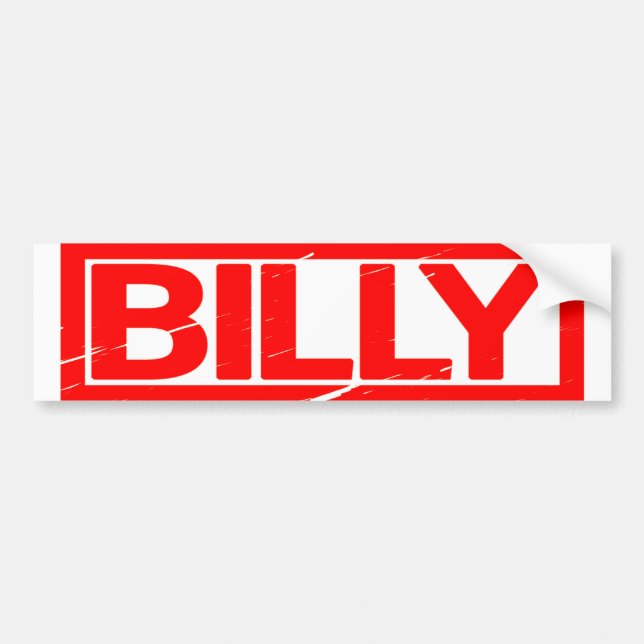 Billy frimärke bildekal (Framsidan)