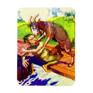 billy Getgruff och troll Magnet
