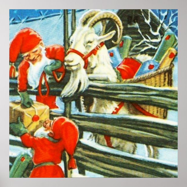 Billy Goat Helper av Jenny Nystrom Poster (Framsidan)