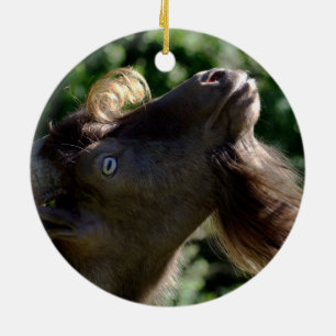 Billy Goat Julgransprydnad Keramik