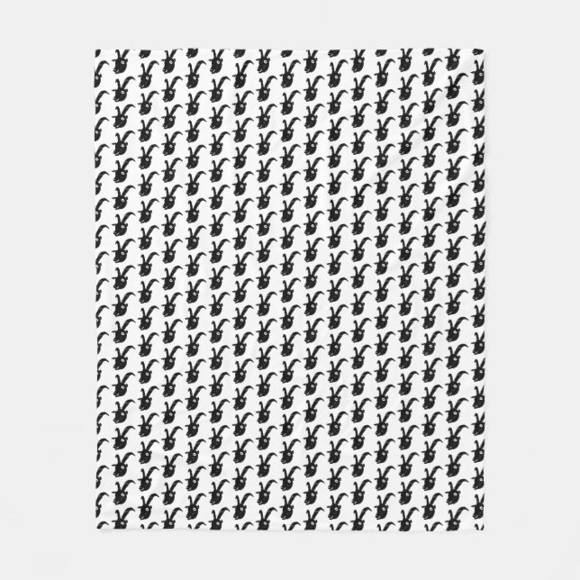 Billy Goat Potato Print Fleecefilt (Framsidan)