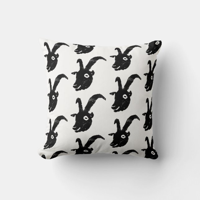 Billy Goat Potato Print Kudde (Framsida)