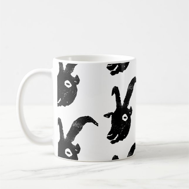 Billy Goat Potato Print Mönster Kaffemugg (Vänster)